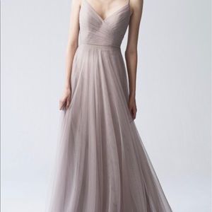 Jenny Yoo Brielle Dress in Mayan Blue, Size 6